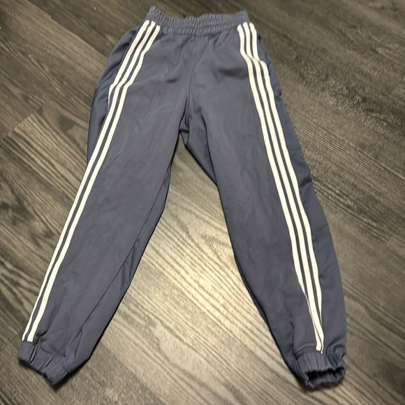 🍍ADIDAS YOUTH SWEAT PANTS🍍Sz 6/gray/blue color - Picture 1 of 3